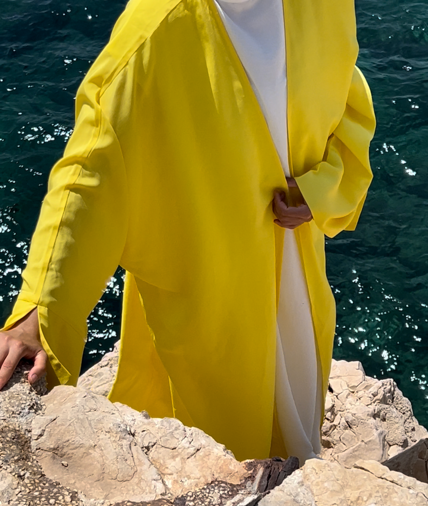 KIMONO JAUNE LIN ITALIEN